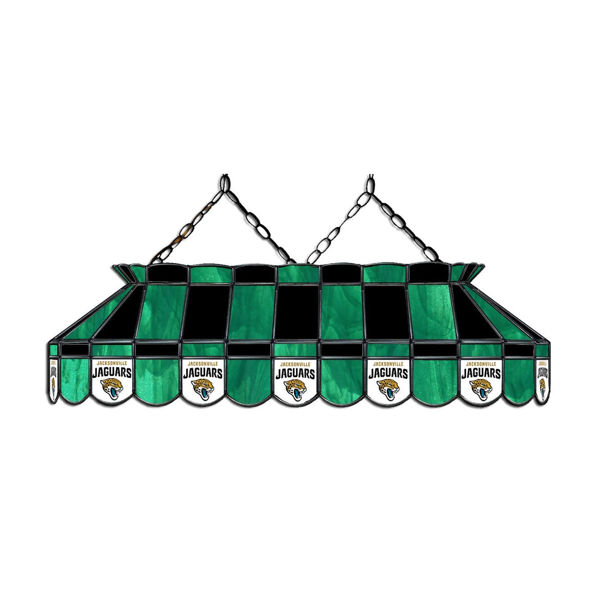 Jacksonville Jaguars 40' Stained Glass Billiard Light