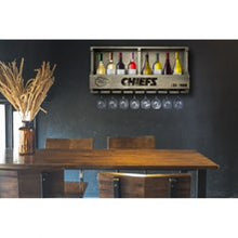 Load image into Gallery viewer, Kansas City Chiefs Reclaimed Bar Shelf