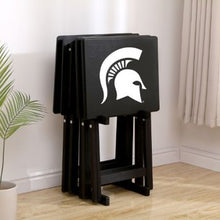 Load image into Gallery viewer, Michigan State TV Snack Tray Set
