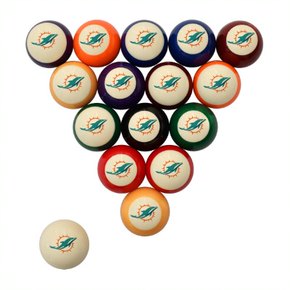 Miami Dolphins Retro Billiard Ball Sets