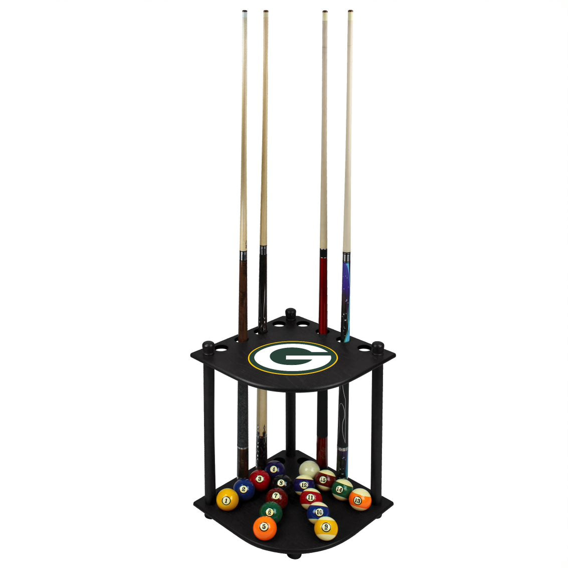 Green Bay Packers Corner Cue Rack