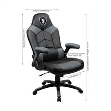 Load image into Gallery viewer, Las Vegas Raiders Oversized Gaming Chair