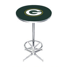 Load image into Gallery viewer, Green Bay Packers Chrome Pub Table