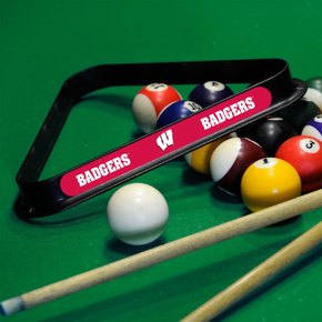 Wisconsin Badgers Plastic 8-Ball Rack