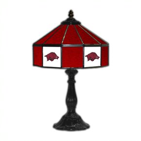 Arkansas Razorbacks 21' Stained Glass Table Lamp – Man Cave Gamez