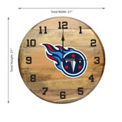 Load image into Gallery viewer, Tennessee Titans Oak Barrel Clock