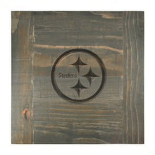 Load image into Gallery viewer, Pittsburgh Steelers Reclaimed Side Table