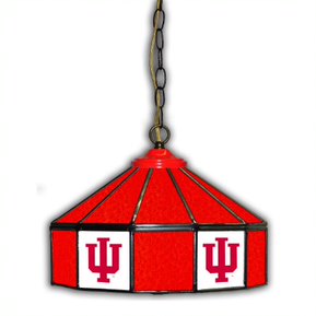 Indiana Hoosiers 14-in. Stained Glass Pub Light
