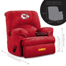 Load image into Gallery viewer, Kansas City Chiefs GM Recliner