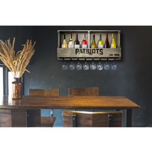 New England Patriots Reclaimed Bar Shelf