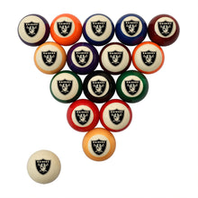 Load image into Gallery viewer, Las Vegas Raiders Retro Billiard Ball Sets