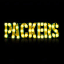 Load image into Gallery viewer, Green Bay Packers Lighted Recycled Metal Sign
