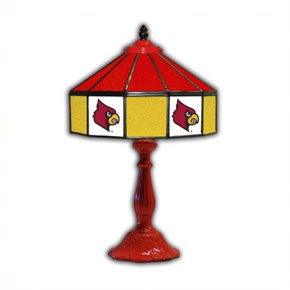 Louisville Cardinals 21' Stained Glass Table Lamp