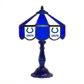 Indianapolis Colts 21' Stained Glass Table Lamp