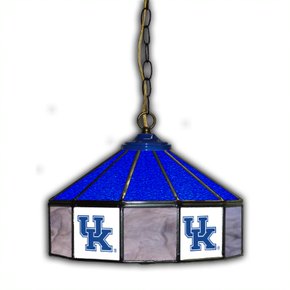 Kentucky Wildcats 14-in. Stained Glass Pub Light