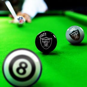 Las Vegas Raiders Billiard Balls with Numbers