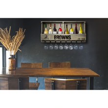 Cleveland Browns Reclaimed Bar Shelf