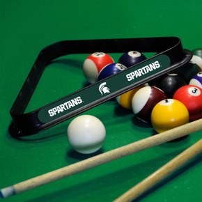 Michigan State Spartans Plastic 8-Ball Rack