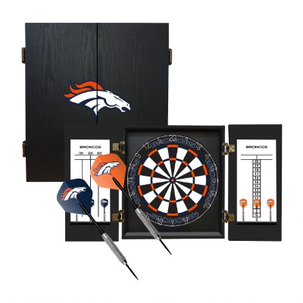 Denver Broncos Fan's Choice Dartboard Set