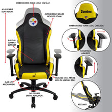 Load image into Gallery viewer, Pittsburgh Steelers Pro Series Gaming Chair