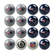 Load image into Gallery viewer, New England Patriots Billiard Balls with Numbers