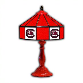 South Carolina Gamecocks 21' Stained Glass Table Lamp