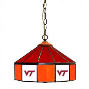 Virginia Tech Hokies 14-in. Stained Glass Pub Light