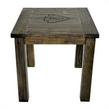 Load image into Gallery viewer, Kansas City Chiefs Reclaimed Side Table