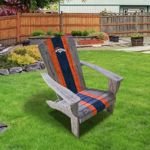 Denver Broncos Wood Adirondack Chair