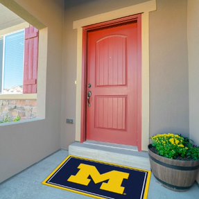 Michigan Wolverines 3x4 Area Rug