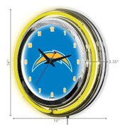 Los Angeles Chargers 14" Neon Clock