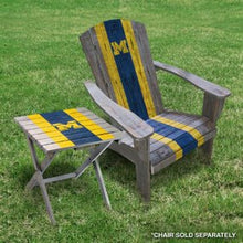 Load image into Gallery viewer, Michigan Wolverines Folding Adirondack Table