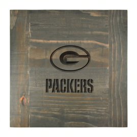 Green Bay Packers Reclaimed Side Table