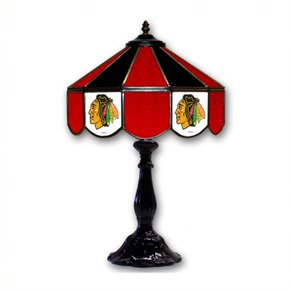 Chicago Blackhawks 21' Stained Glass Table Lamp