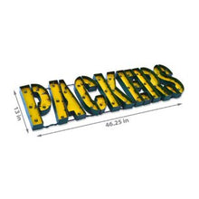 Load image into Gallery viewer, Green Bay Packers Lighted Recycled Metal Sign