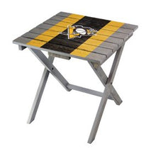 Load image into Gallery viewer, Pittsburgh Penguins Folding Adirondack Table