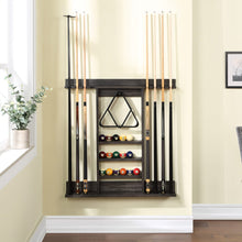 Load image into Gallery viewer, HB Home Charcoal Billiards Wall Rack