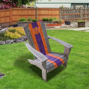 Clemson Tigers Wood Adirondack Chair