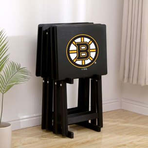 Boston Bruins TV Snack Tray Set