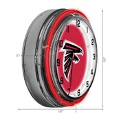 Load image into Gallery viewer, Atlanta Falcons 18&quot; Neon Clock