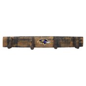 Load image into Gallery viewer, Baltimore Ravens Oak Coat Rack