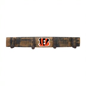 Cincinnati Bengals Oak Coat Rack