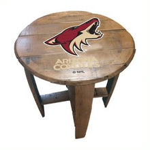 Load image into Gallery viewer, Arizona Coyotes Oak Barrel Table