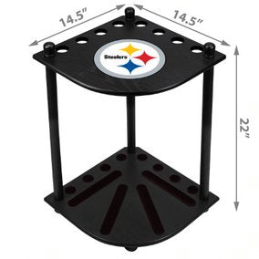 Pittsburgh Steelers Corner Cue Rack