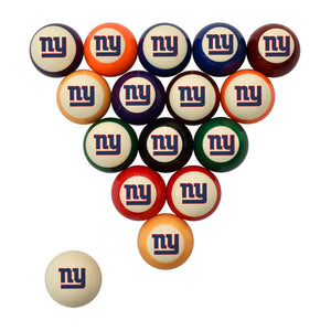 New York Giants Retro Billiard Ball Sets