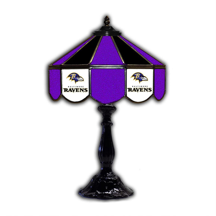 Baltimore Ravens 21' Stained Glass Table Lamp