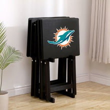 Load image into Gallery viewer, Miami Dolphins TV Snack Tray Set