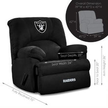 Load image into Gallery viewer, Las Vegas Raiders GM Recliner