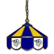 Nashville Predators 14-in. Stained Glass Pub Light