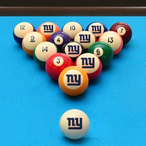 New York Giants Retro Billiard Ball Sets